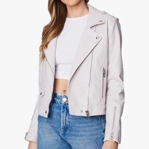 Blank NYC Women's ivory Leather Jacket